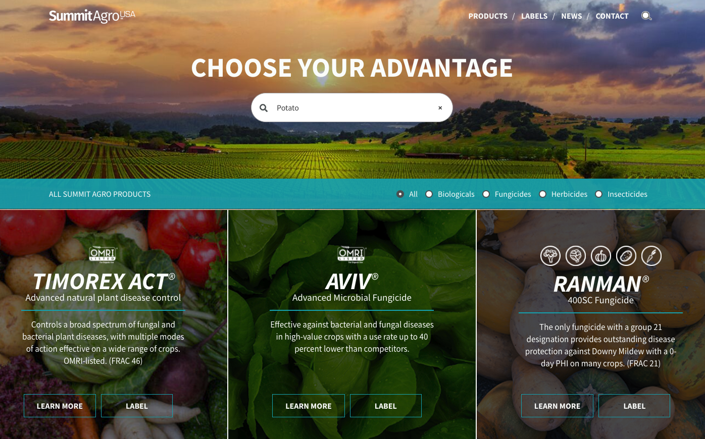 Summit Agro launches new website, fungicide for late blight, fusarium ...