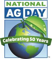 National Ag Day-Celebrating 50 Years 2023 logo