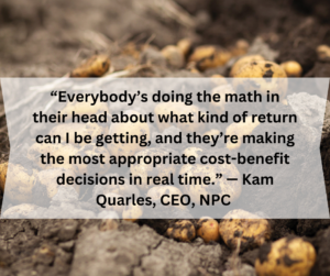 Quote from Kam Quarles, CEO, NPC
