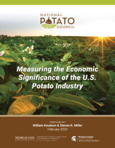 The National Potato Council’s Measuring the Economic Significance of the U.S. Potato Industry report is now available.