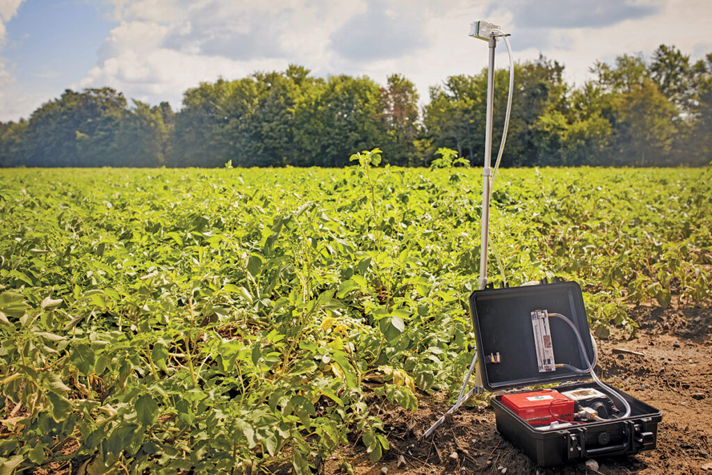 Preventing disease by capturing spores