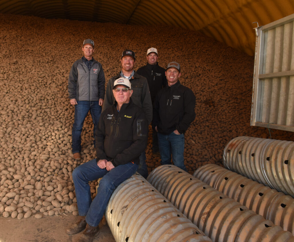 It’s been a long road for seed potato farmer Mike Telford and his growing family