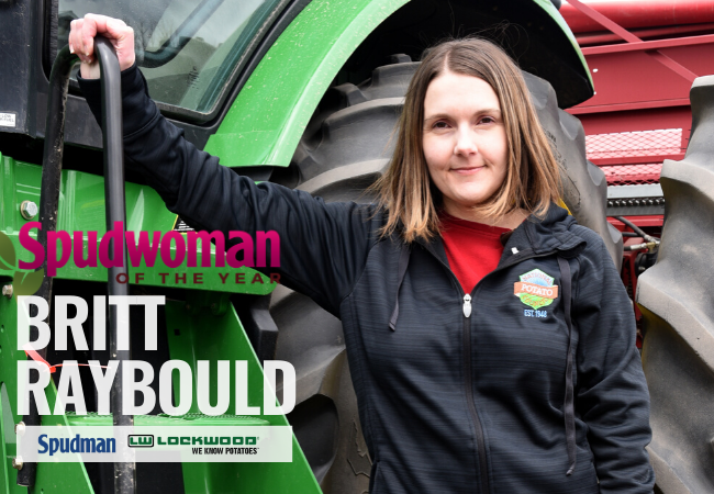 2020 Spudwoman of the Year Britt Raybould