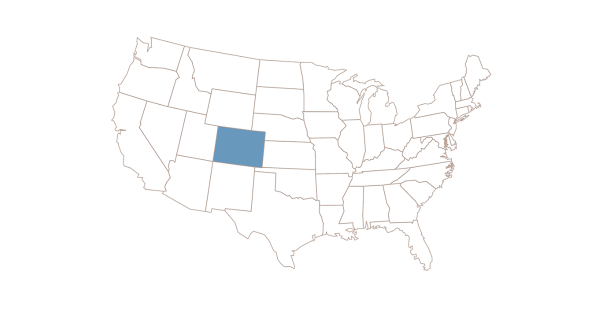 Colorado map