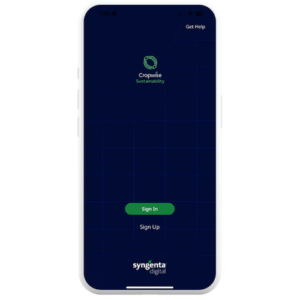 An image of a phone displaying the Cropwise app