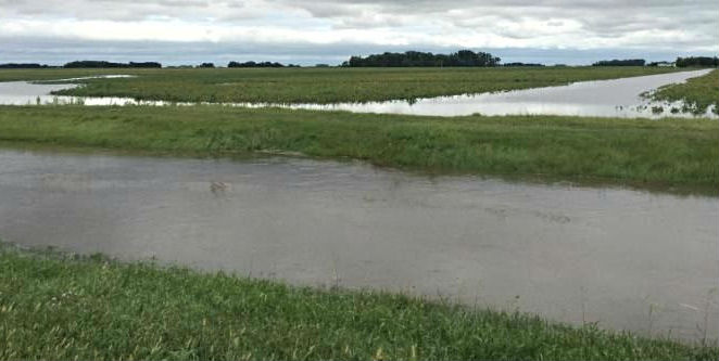 Rain drenches northern Plains