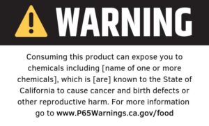 Prop 65 Label Non Official