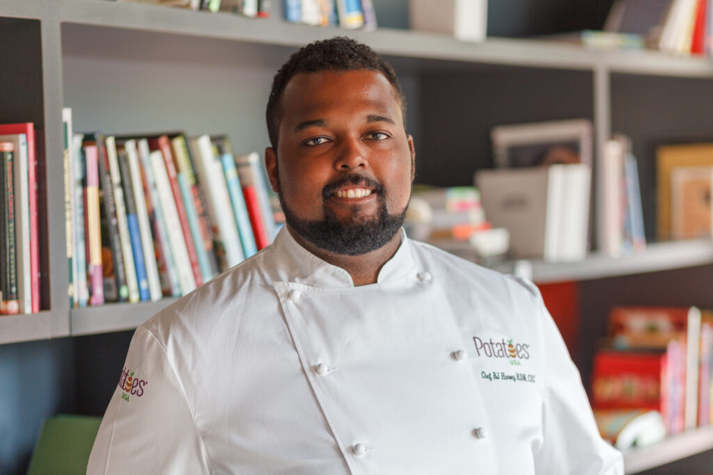 Potatoes USA chef RJ Harvey showcasing potatoes in exciting new ways