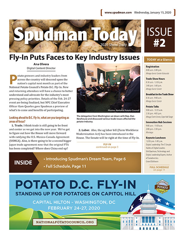Spudman Today, Day 2