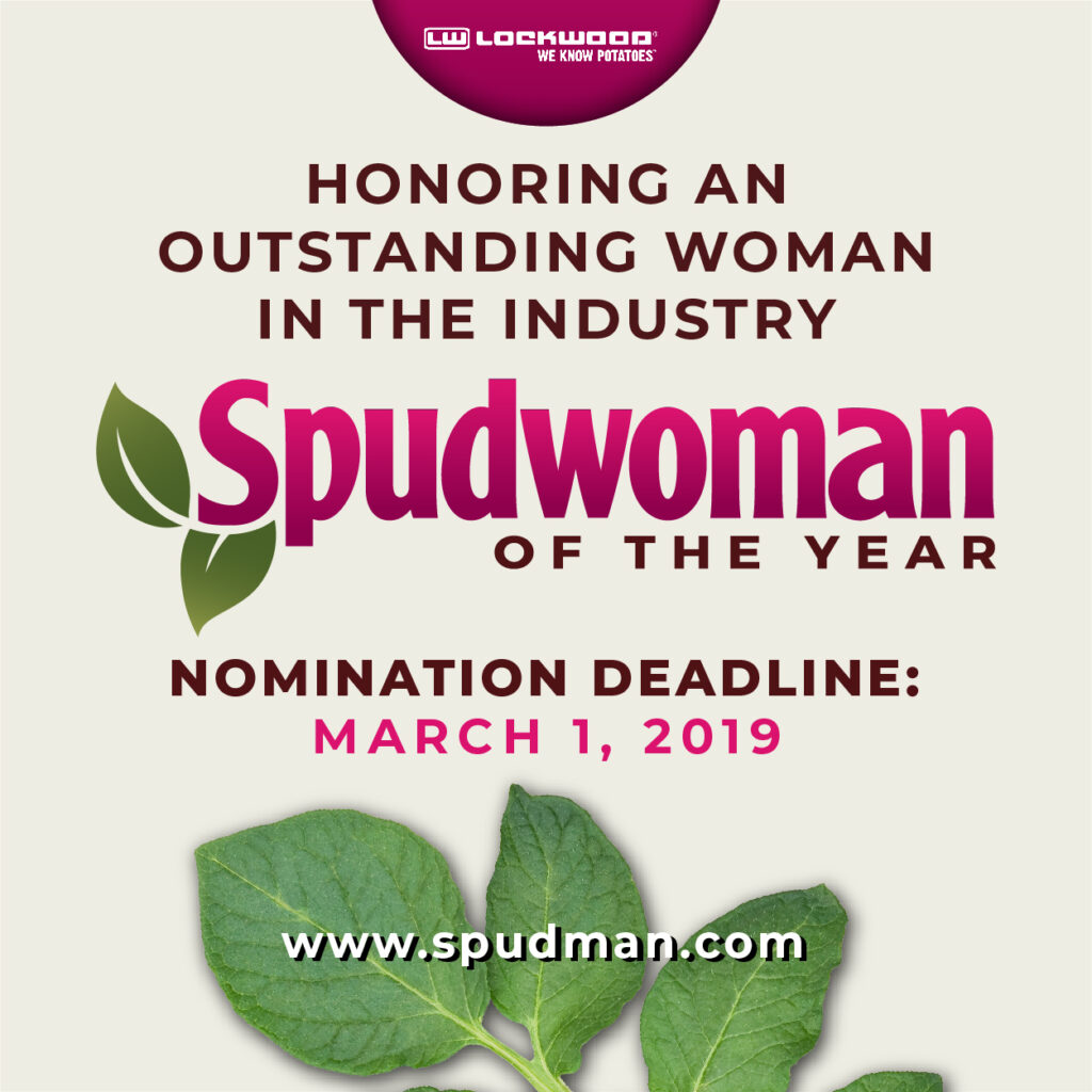 Spudwoman of the Year award nominations being accepted