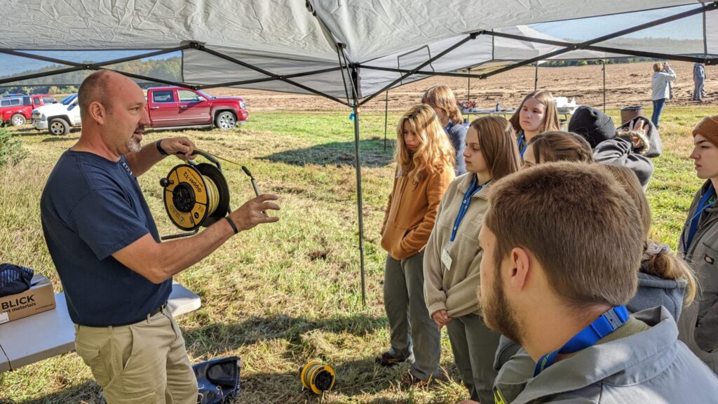 Career Tech agriscience students monitor water use at potato farm