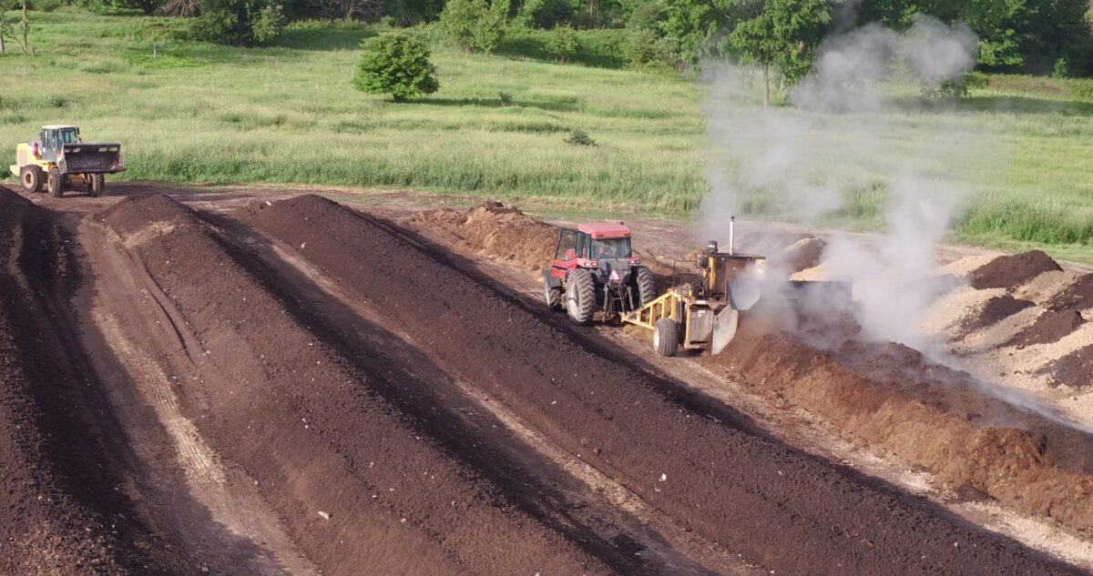 turning-compost-Morgan Composting