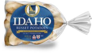 A bag of Idaho Russet potatoes