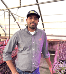 Headshot of a man in a potato processing facility