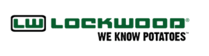 Green and black logo reading: Lockwood. We know potatoes